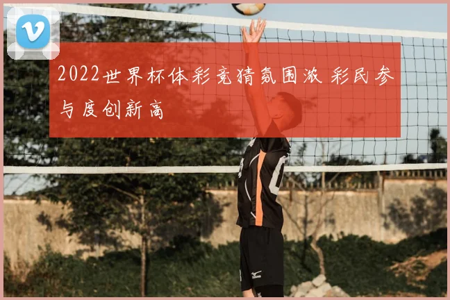 2022世界杯体彩竞猜氛围浓 彩民参与度创新高
